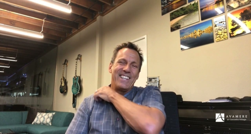 Smiling Man giving testimonial